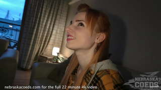 Brand new ginger girl riki first time video explicit masturbation with closeups