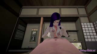 Teen Titans Hentai - Punkto De Vido Raven black, alien kaj fucked