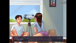 Hot college teen girl gets some cum in her vagina on cam L najgorętsze pasemka l Summertime Saga [v0.18.2] L część #17