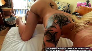 Vakansie naai van die duitse amateur paar